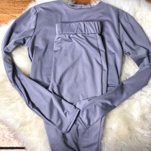 Lavender Crop-Top Set